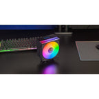 TACENS MARS MCPU-LCD 120 PWM 300W TDP LCD BK- CPU Cooler Chłodzenie/Chłodzenie CPU Your Sports Performance