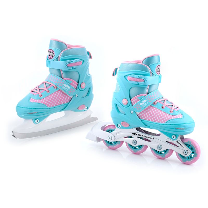 SMJ sport 2in1 Jr Lili adjustable roller skates Accessories/Skating/Rolki (pozostałe) Your Sports Performance