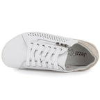 Women's leather barefoot shoes, openwork, white, Gino Fabiani OL38-6 Gino Fabiani