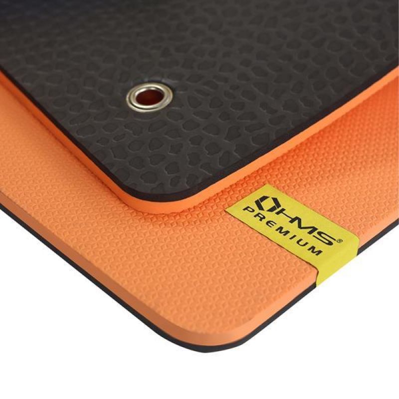 Club fitness mat with holes HMS Premium MFK01 Orange-Black Accessories/Training equipment Your Sports Performance