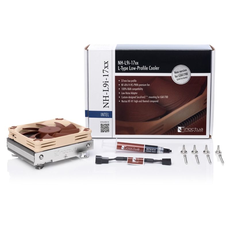 NOCTUA NH-L9i LGA 1700 CPU Cooler Chłodzenie/Chłodzenie CPU Your Sports Performance