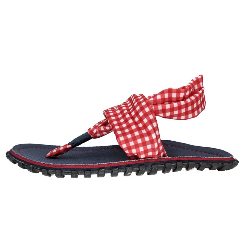 Gumbies Slingback Flip-Flops W G-SB-WN-PICNIC