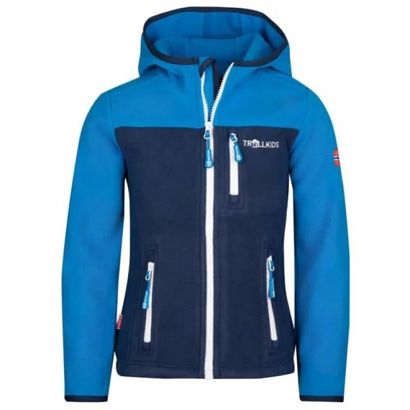 TrollKids Kids Stavanger Jacket Jr 706-160 fleece jacket Clothing/Outdoor Your Sports Performance