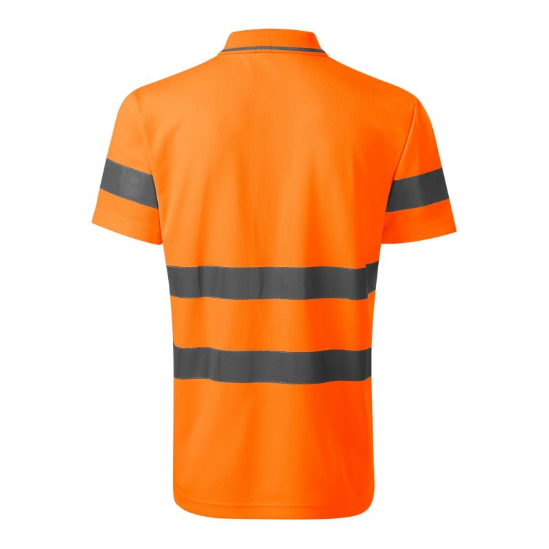 Rimeck HV Runway M polo shirt MLI-2V998 fluorescent orange Clothing/Lifestyle/T-shirts/Rimeck Your Sports Performance