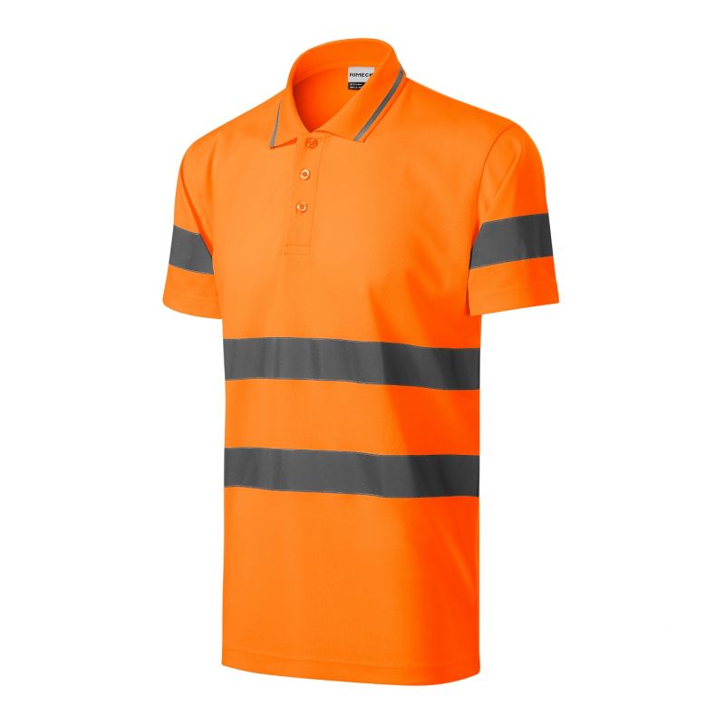Rimeck HV Runway M polo shirt MLI-2V998 fluorescent orange Clothing/Lifestyle/T-shirts/Rimeck Your Sports Performance