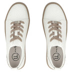Women's leather sports shoes, white creepers, Filippo DP6116 To be categorized Your Sports Performance
