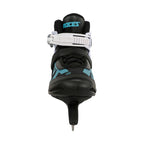 Roces ICY 5 women's ice skates black, white, and blue 450737 001 Roces