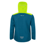 Children’s rain jacket for boys/girls Trollkids Kids Bergen Jacket petrol/lime (610-151)