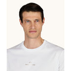 Paul&Shark Men's Cotton T-shirt White and Gold 99311008-10E - Classic Cut, Logo