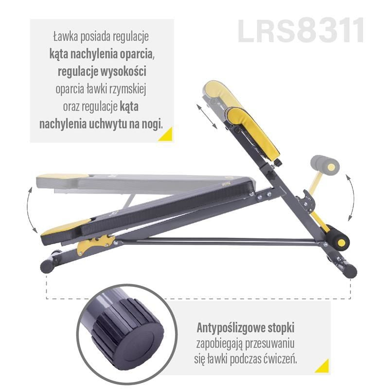 HMS LSR8311 Roman Bench In preparation Your Sports Performance