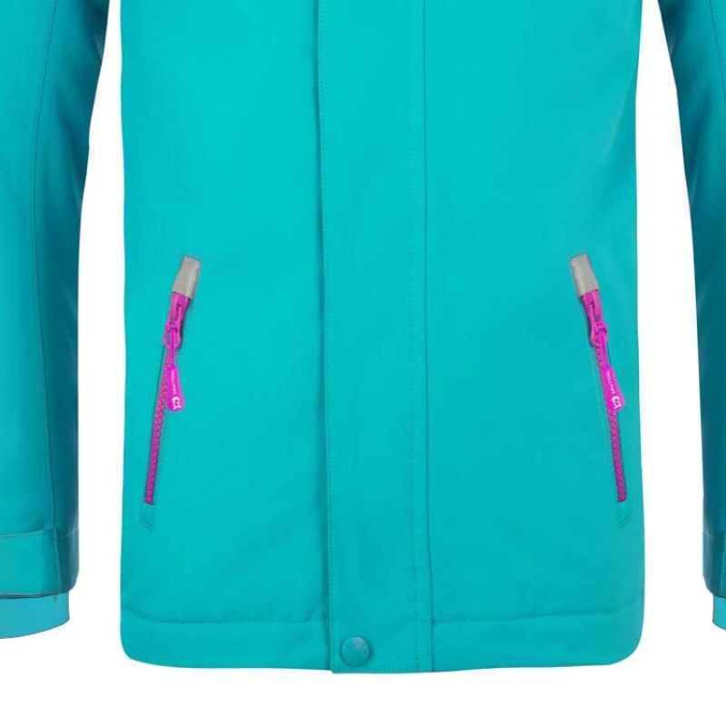 Trollkids Kids Holmenkollen Snow Jacket Pro with Hood, Turquoise (913-125) In preparation Your Sports Performance
