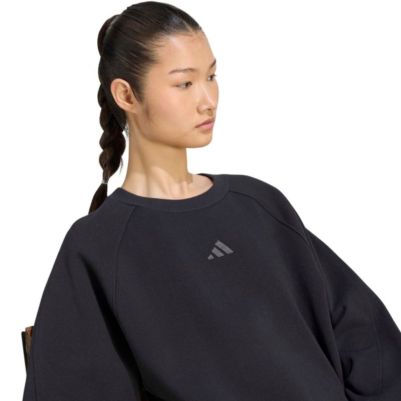 Women's adidas Kit Small Logo sweatshirt black KV7352