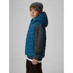 Boy's vest with synthetic filling 4F 4FJRAW26TVJAM431-30S