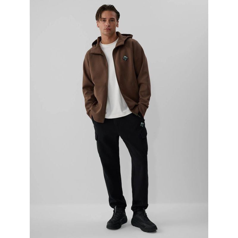 Men's regular hooded sweatshirt 4F 4FRAW26TSWSM3161-81S