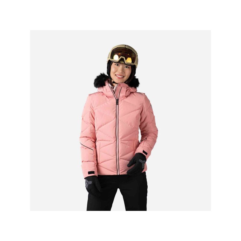 Rossignol W Staci Jkt Jacket Pink Import z PMSport Your Sports Performance