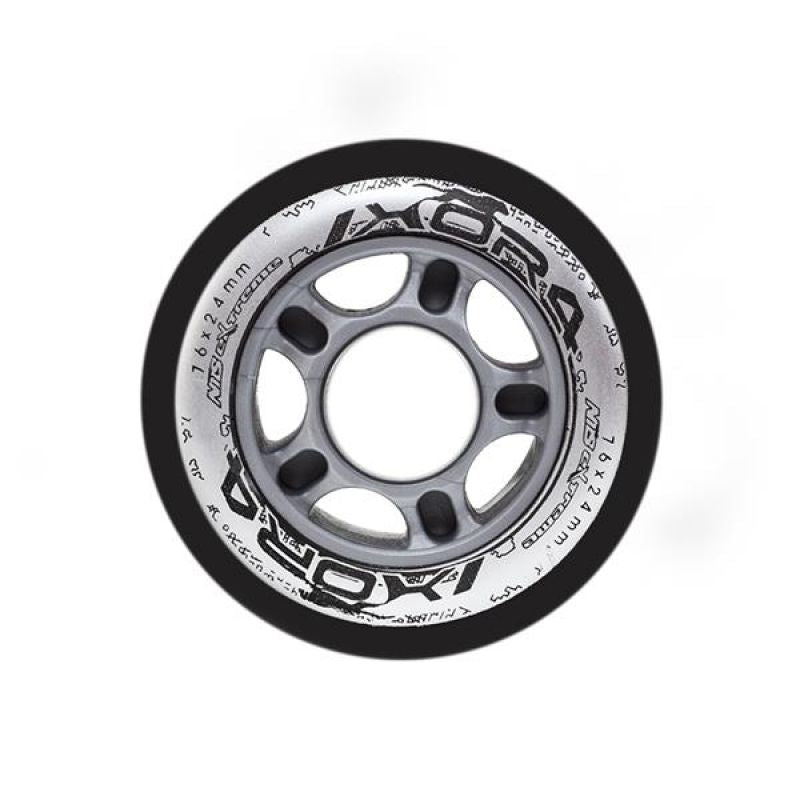 PU 76x24 82A BLACK WHEELS (4 pcs.) NILS EXTREME