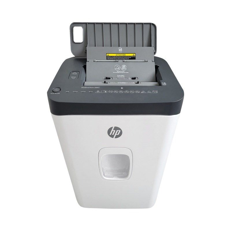 HP ONESHRED Auto 200CC Paper Shredder, White and Gray Urządzenia biurowe/Niszczarki Your Sports Performance