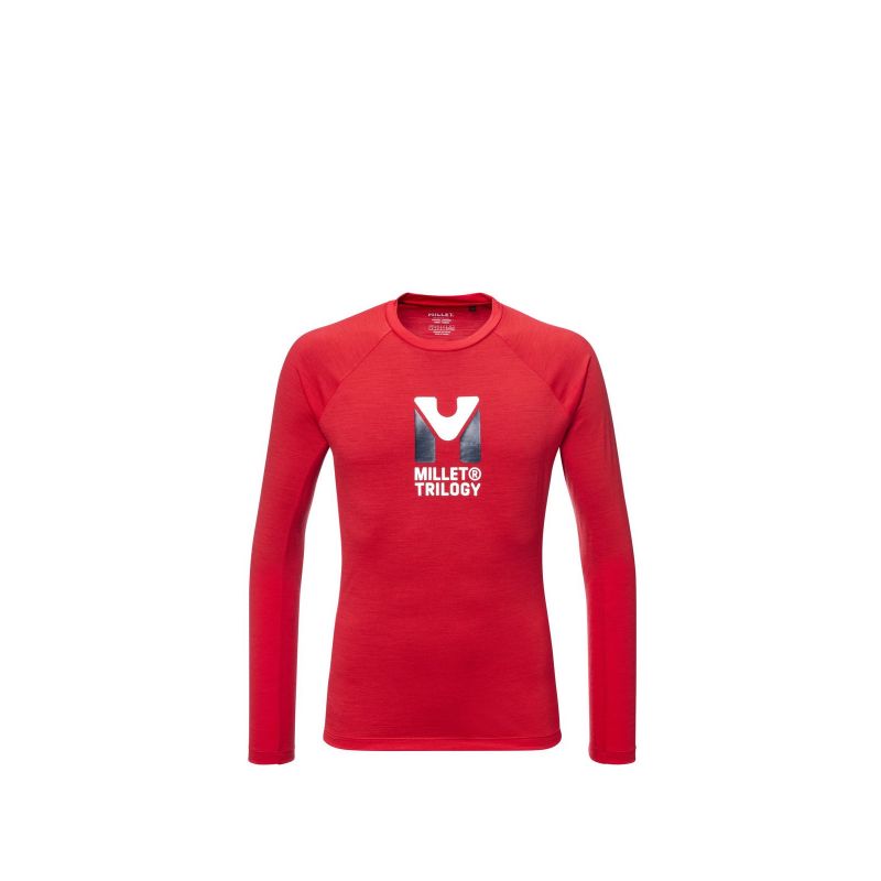 MILLET Trilogy Wool T-shirt Ts Ls M red