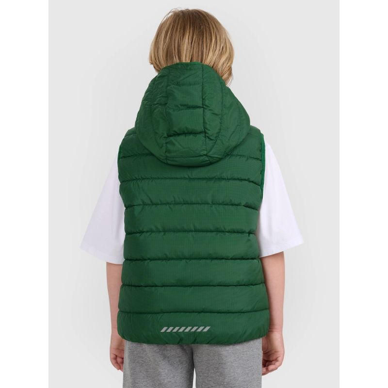 Boy's down vest with synthetic filling 4F 4FJRAW25TVJAM324-41S 4f