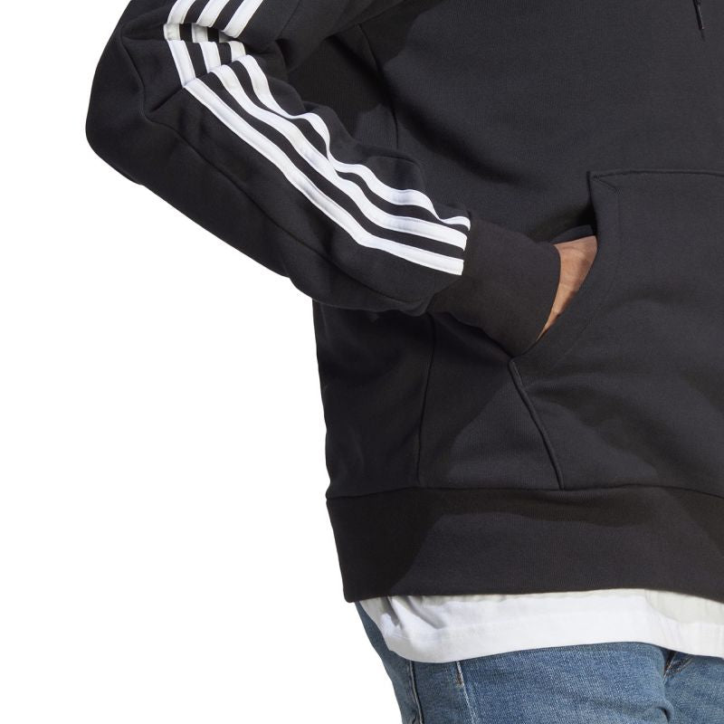 Adidas Essentials French Terry 3-Stripes Hoodie M IC0435 Clothing/Training Adidas