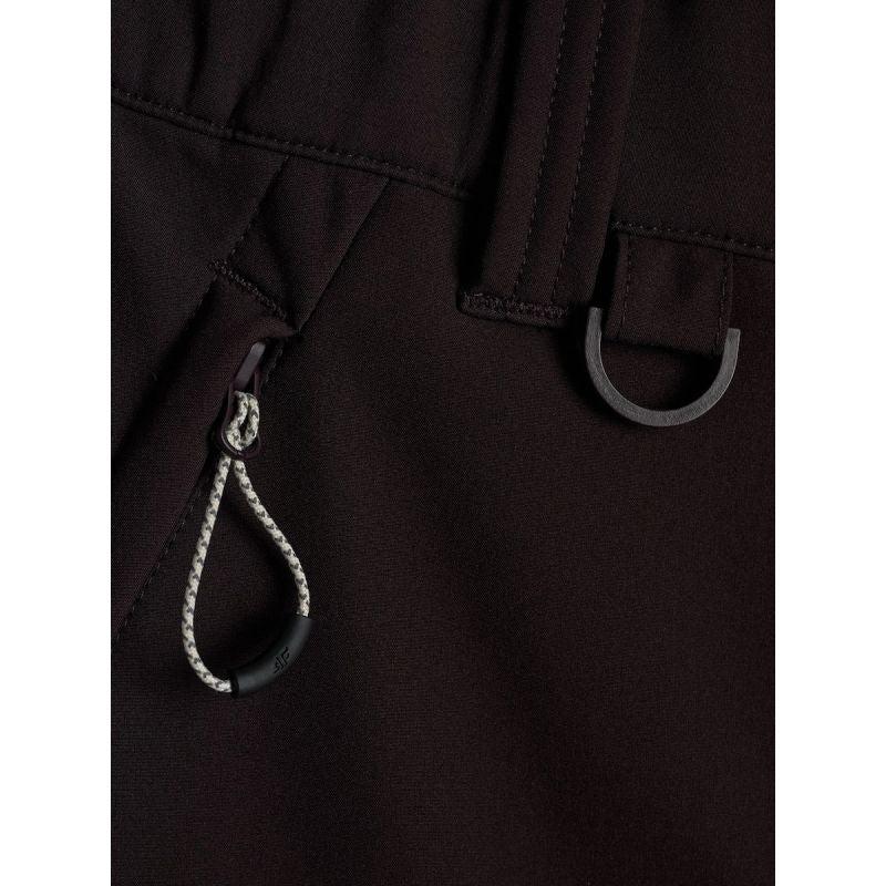 Women's trekking trousers softshell windproof membrane 10000 4F 4FRAW26TFTRF1608-80S