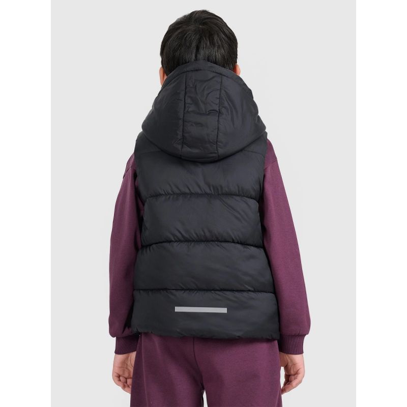 Children's down vest with synthetic filling 4F 4FJRAW25TVJAU331-20S *Kategoria tymczasowa Your Sports Performance