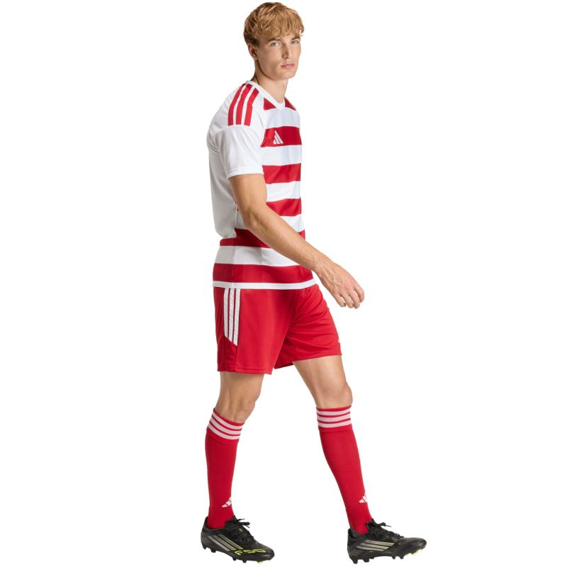 adidas Men's Hooped 26 Jersey White-Red KF3388