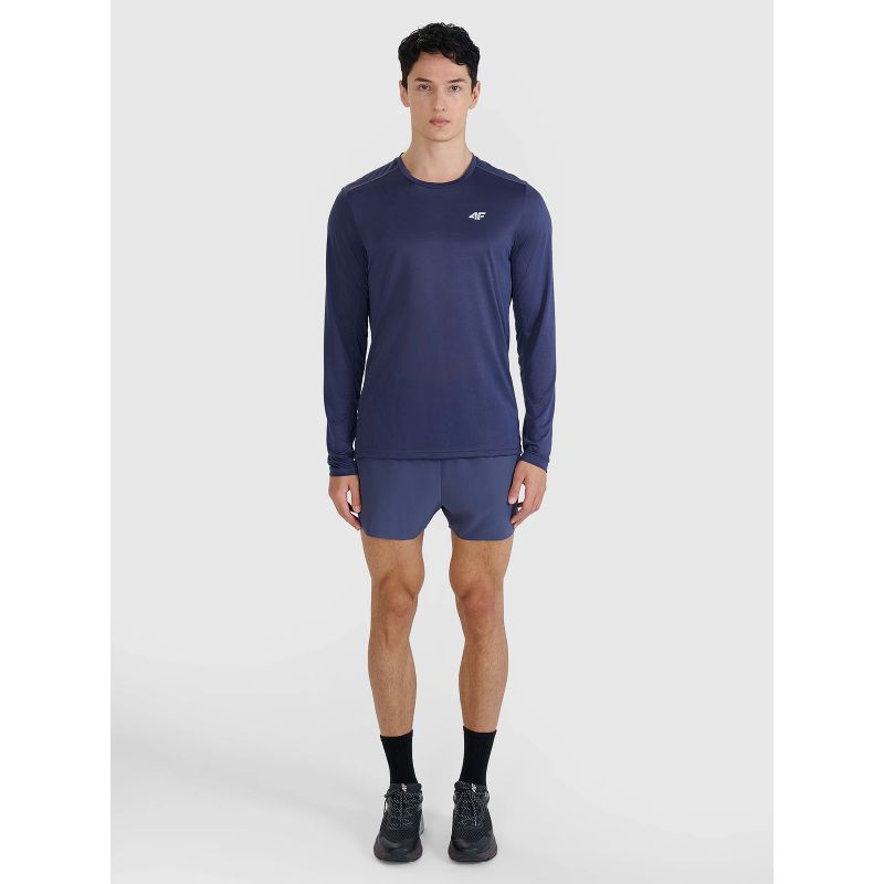Men's quick-drying running longsleeve 4F 4FWSS25TFLOM326-22S