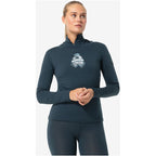 Women's Long-Sleeve Shirt SUPER.NATURAL W Gogeanie LS Navy Blue
