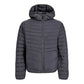 Jack&amp;Jones Jjestate Packable Puffer Hood Noos M 12256983ASPHALT Clothing/Outdoor/Jack & Jones Your Sports Performance