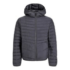 Jack&amp;Jones Jjestate Packable Puffer Hood Noos M 12256983ASPHALT Clothing/Outdoor/Jack & Jones Your Sports Performance