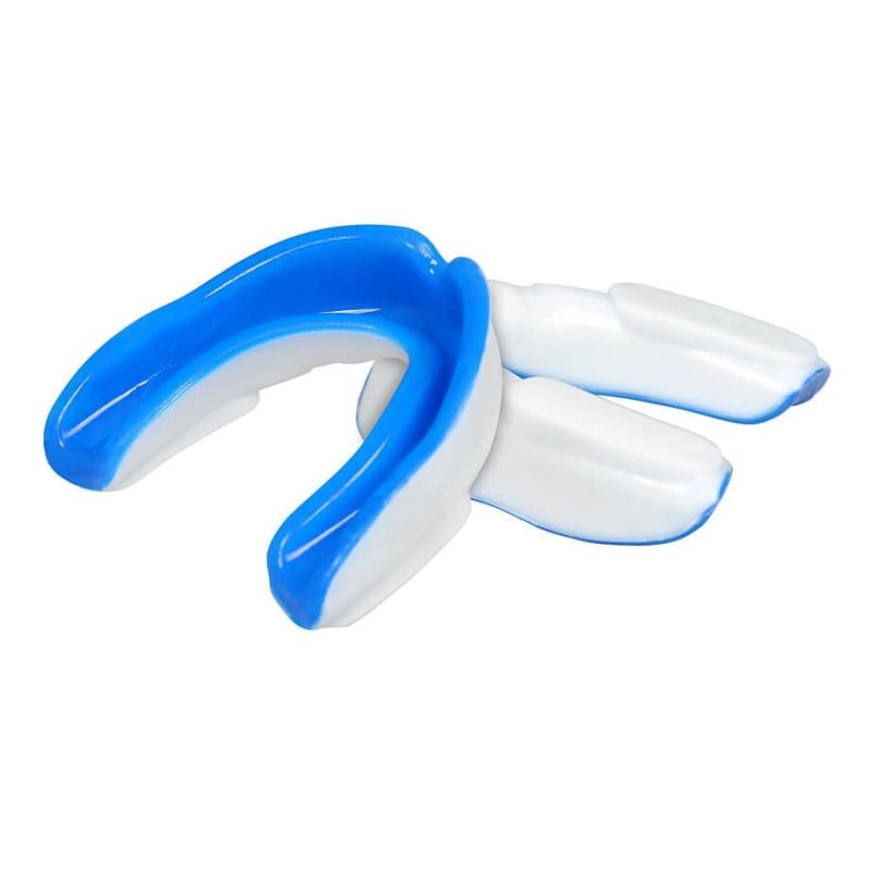 Gel Mouthguard + Box - White and Blue | GelTech ochraniacze zębów Your Sports Performance
