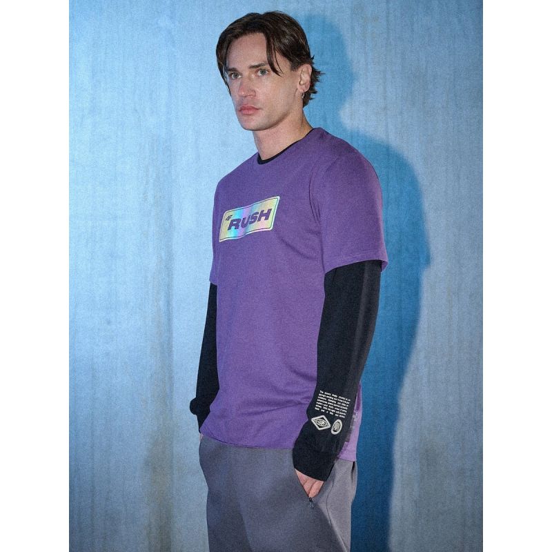 Men's regular printed T-shirt 4F 4FRSS26TTSHM3659-50S 4f
