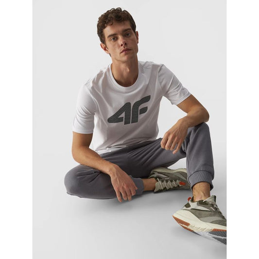 Men's regular printed T-shirt 4F 4FWMM00TTSHM1844-10S *Kategoria tymczasowa Your Sports Performance