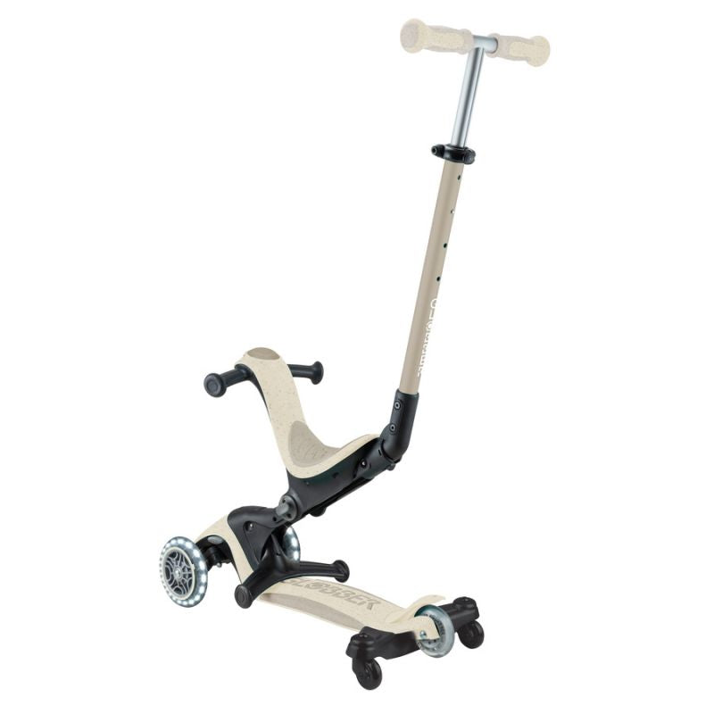 Scooter with ride-on seat GO•UP DELUXE LIGHTS ECOLOGIC 360 (697-566) Accessories/Skating/Hulajnogi/Traditional/For kids/Globber Your Sports Performance