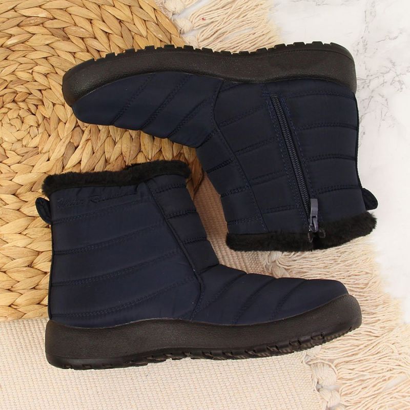 Waterproof snow boots with zipper NEWS W EVE181B navy blue Footwear/Outdoor/News Your Sports Performance