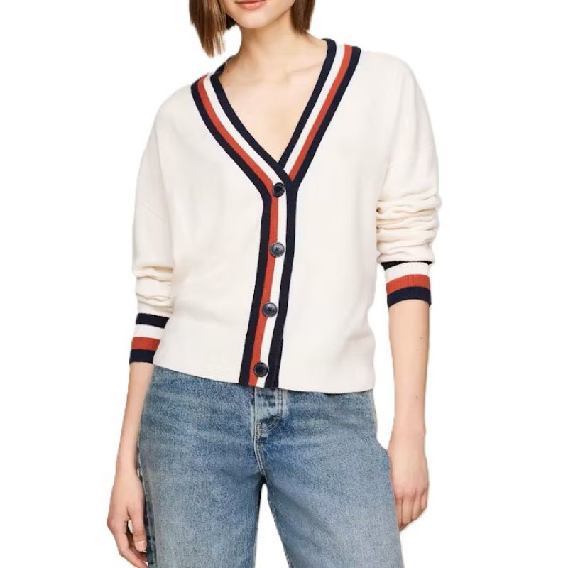 TOMMY HILFIGER WOMEN'S WOOL CARDIGAN In preparation Your Sports Performance