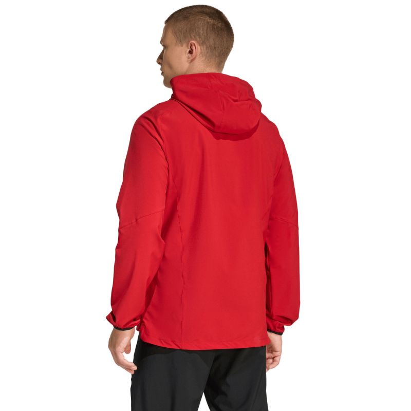 Men's adidas Tiro 26 Travel Windbreaker Jacket Red KD3337
