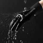 Rockbros full waterproof cycling gloves, size: XXL - black Rockbros