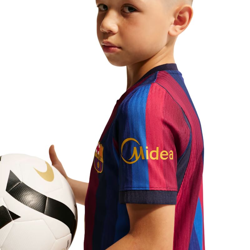 Nike FC Barcelona 2026/27 Match Home Kids' Shirt Blue and Burgundy II1836 683