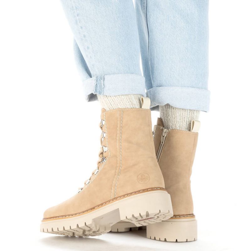 Rieker W RKR721 insulated work trousers beige Footwear/Lifestyle/Rieker Your Sports Performance