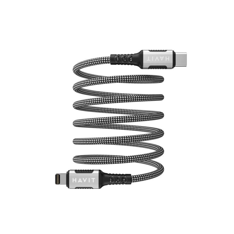Havit Magnetic Type C to Lightning Cable (Black) In preparation Your Sports Performance