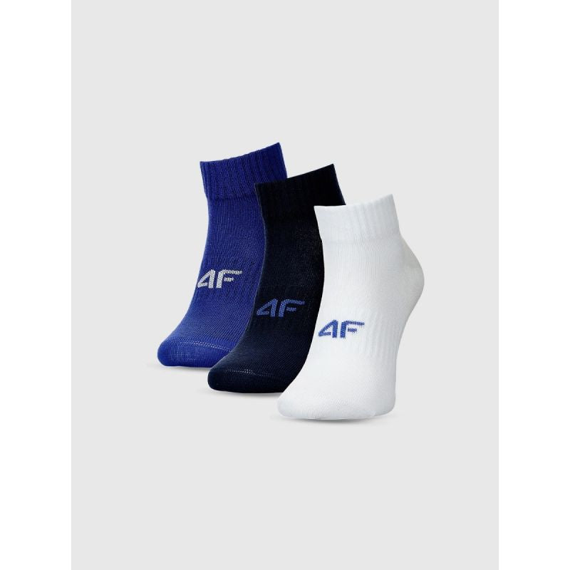 Boys' casual ankle socks (3-pack) 4F 4FJWMM00USOCM499-96S 4f