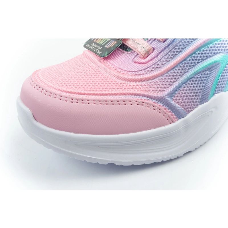 Skechers Color Breeze LED Children's Sports Shoes for Girls To be categorized Your Sports Performance