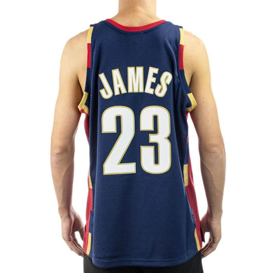 Mitchell &Ness Cleveland Cavaliers NBA Swingman Jersey Lebron James M SMJYGS18156-CCANAVY08LJA Clothing/Lifestyle/T-shirts/Mitchell & Ness Your Sports Performance