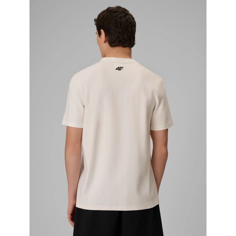 Men's Regular-Fit Plain T-Shirt 4F | Robert Lewandowski RL9KSS26TTSHM3937-11S