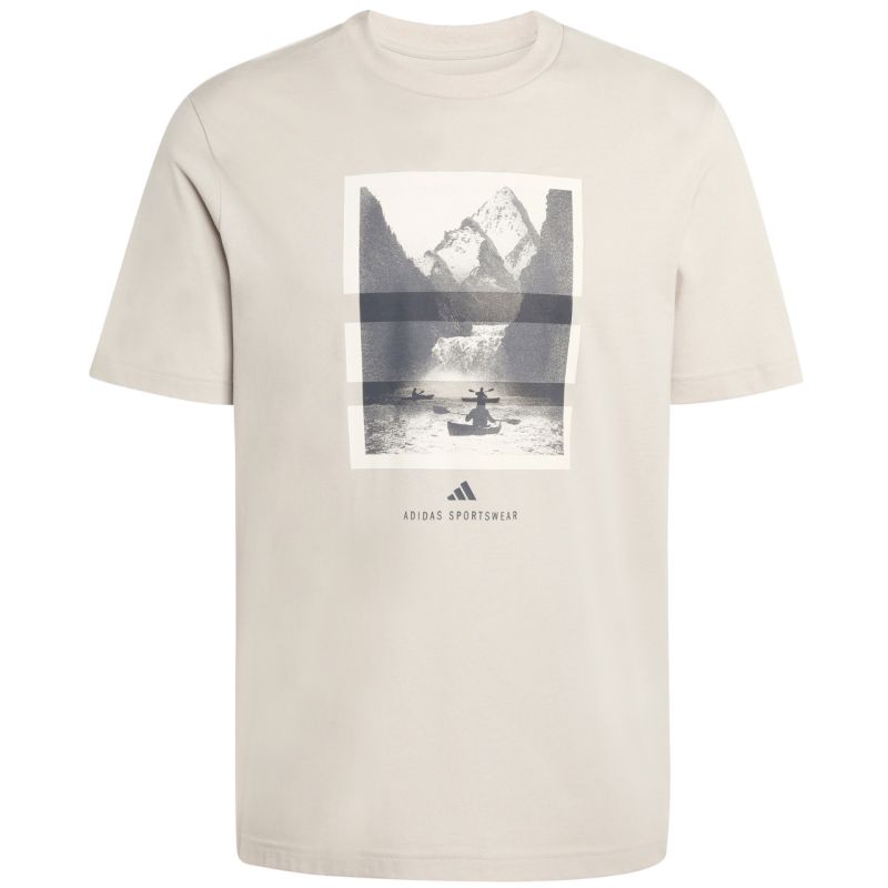 Men's adidas Outdoor Kayaking Graphic T-shirt beige KB2541