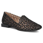 Women's leather openwork shoes, black Filippo DP7710 Filippo