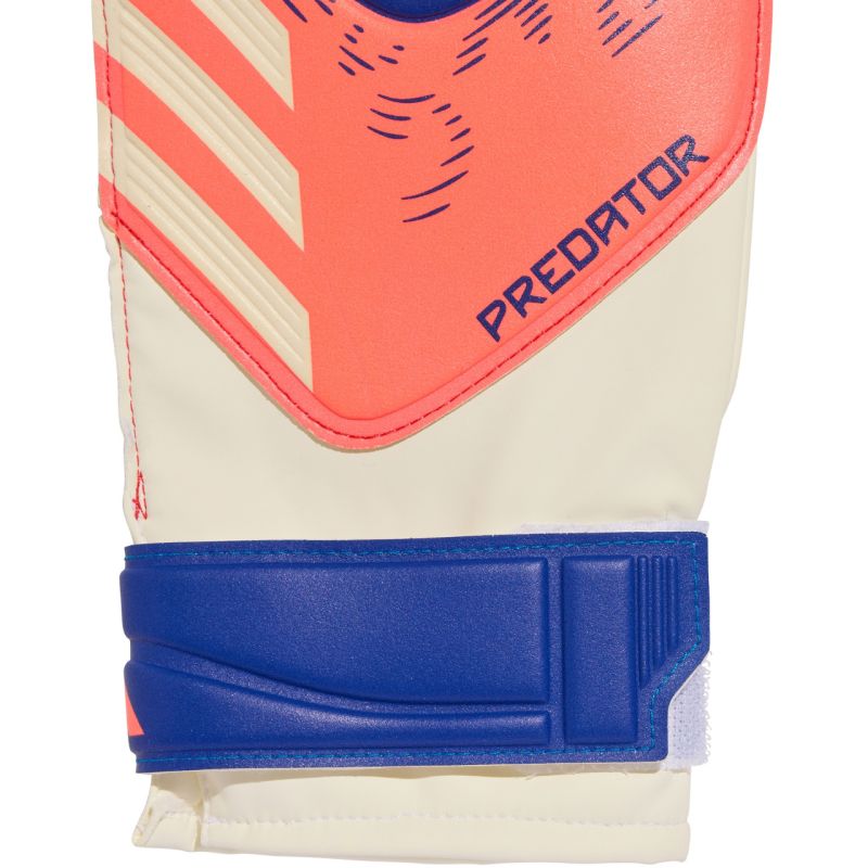 adidas Predator Glove Training Goalkeeper Gloves White and Orange JN5355 adidas