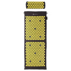 HMS AKM04 Premium Acupressure Mat, Black, Set with Pillow In preparation Your Sports Performance